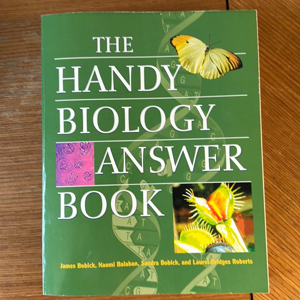 The Handy Biology Answer Book Paperback From Darwin to Dolly Human Animal 538pgs